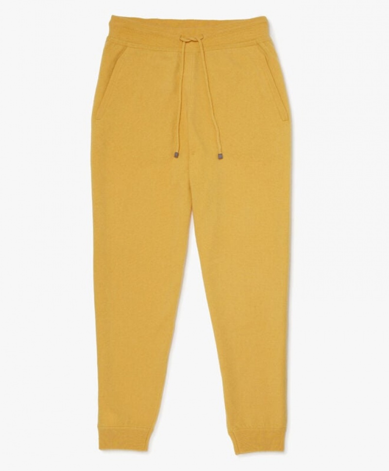 Yellow Brooks Brothers Wool and Cashmere Men Sweatpants | CEG-425683